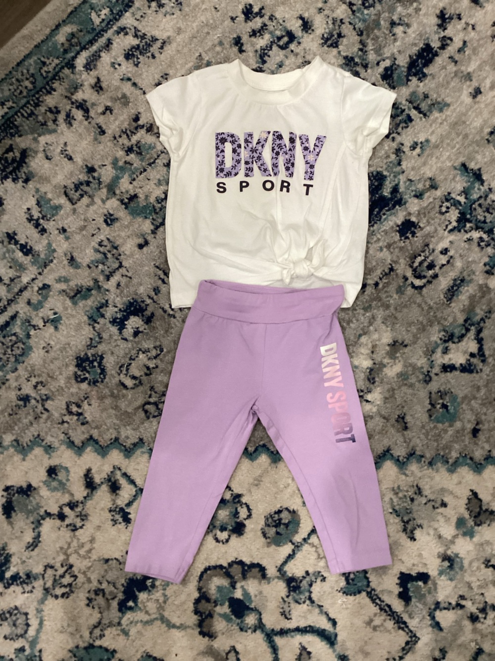 DKNY Lavender Sports Leggings set  for Girls